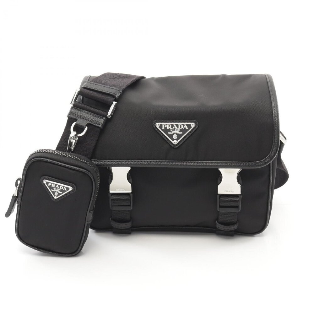 Prada RE TESSUTO SAFFIANO Beige Shoulder Bag Saffiano